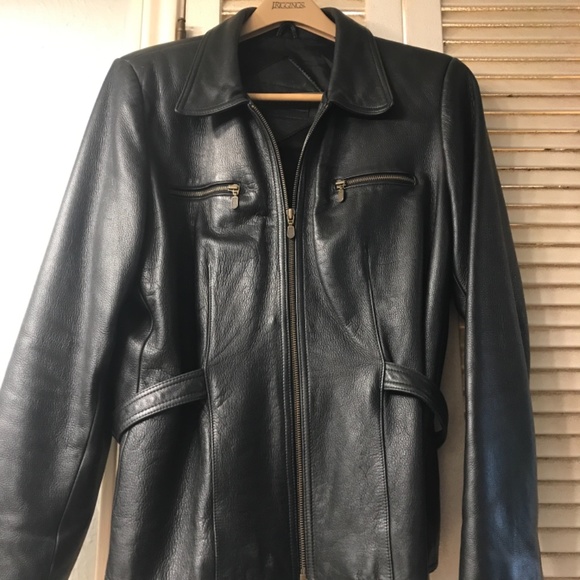 Real Leather jacket. Size Large. Super nice. Bought at Macy’s. Preston & Yorki - Picture 2 of 10